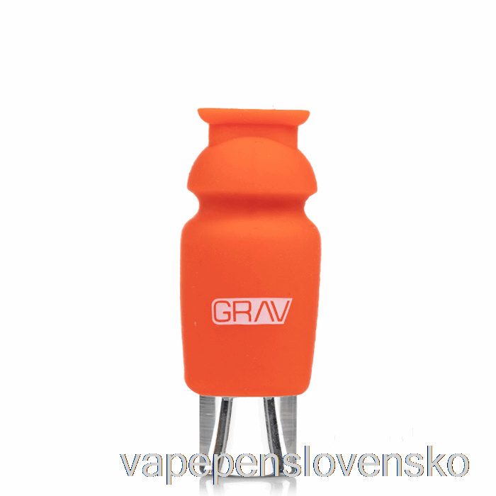 Gravová Sklenená Barlička So Silikónovým Uzáverom šarlátová Oranžová Vape Cigareta